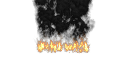 fire flame explosion for intro, design elements, flames and sparks. realistic fire burning simulation. inferno transparent background © Татьяна Антоненко