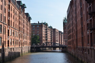 Hamburg Speicherstadt Chanel Water Red Bricks beautiful
