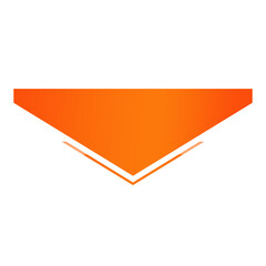 orange banner arrow