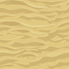 Sand texture, seamless background in cartoon style, game decoration, ui. 