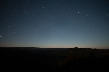 The milky way in the alps near Chur