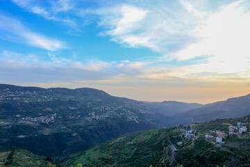 landscape with clouds