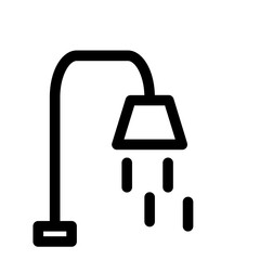 Fototapeta premium bath interior shower water washroom icon