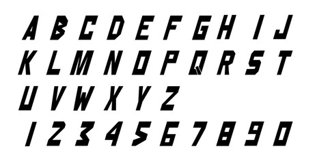 designed alphabet number a1
