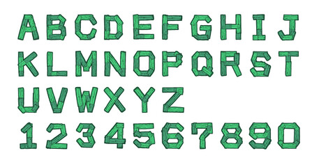 woody alphabet number 8