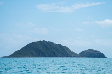 yachts and boats on the ocean in the queensland australia