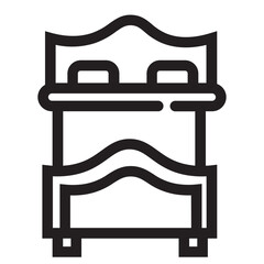 bed collection decor furniture interior icon