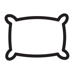 Bed Furniture Interior Pillow Sleep Icon