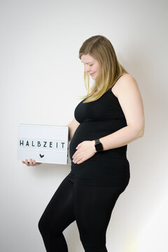 Schwangerschaftschronik | Halbzeit (farbig)