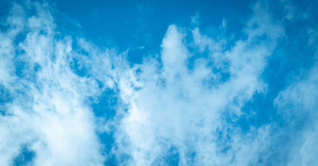 blue sky with clouds