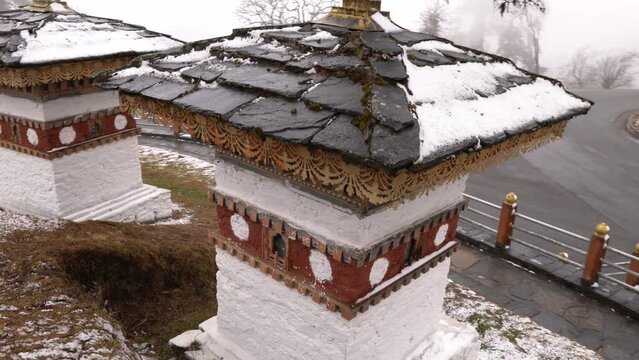 Dochula Pass, Druk Wangyal Chortens in Bhutan