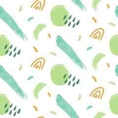 Abstract background in pastel memphis style 