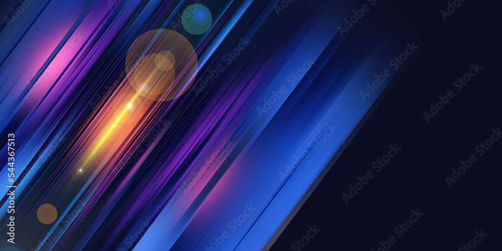 Poster abstract speed cyber flow. high tech background. stripes, strings, rays 3d illustration