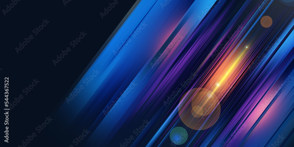 Poster abstract speed cyber flow. high tech background. stripes, strings, rays 3d illustration