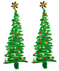 christmas tree with gifts