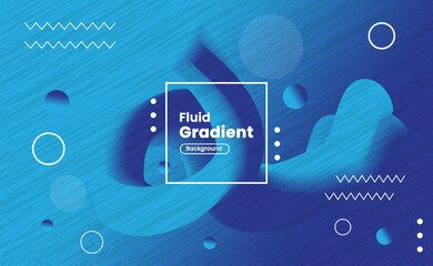 Modern Design Vector Fluid Gradient Background