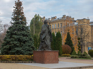 Monument to the outstanding Chinese thinker, teacher and politician Confucius on the territory of NTUU Igor Sikorsky Kyiv Polytechnic Institute