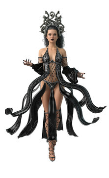 Medusa Mythology Goddess Woman 3D Render