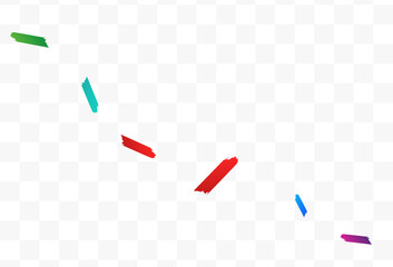 Rainbow Dust Celebration Vector Transparent