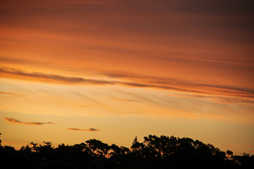 beautiful sunset on a Monday evening.