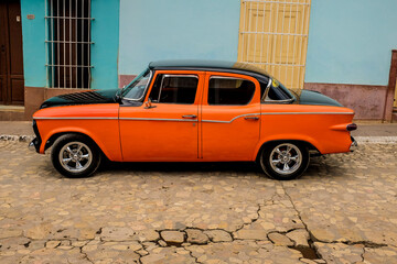 Carro cubano americano classico