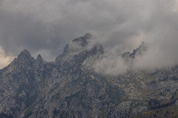 Storm Clouds over The Tetons