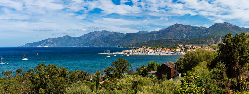 Saint Florent on the north coast of Corsica, France