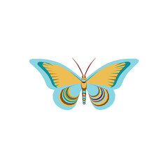 Obraz na płótnie Canvas Modern logotype butterfly vector icon