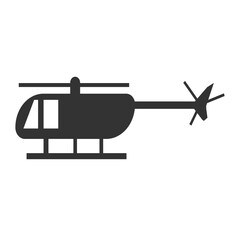 helicopter icon. aviation vector ilustration.