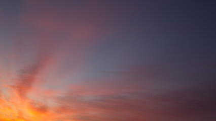 Fototapeta na wymiar Bright and colorful dawn. beautiful early morning