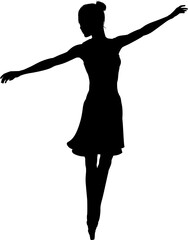 Ballet Dancer Silhouette