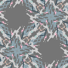 ethnic seamless pattern chevron dye tie batik - 544392304