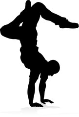 Street Dance Dancer Silhouette