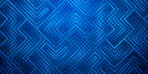Abstract background with patterns of lines in blue colors