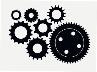 Steampunk cogs and gears, vintage wheels	