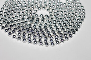 3d render of a symbol made of many spheres