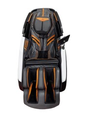 Modern massage chair isolated on white background