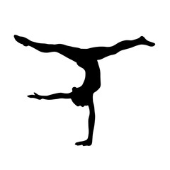 Fototapeta na wymiar Gymnastics Png Format With Transparent Background