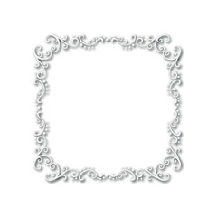 Frame, in the style of an ornament, Vector illustration eps 10, Art.	