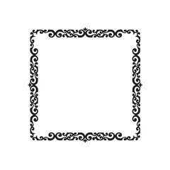 Frame, in the style of an ornament, Vector illustration eps 10, Art.	