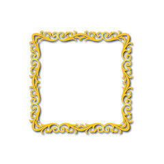 Frame, in the style of an ornament, Vector illustration eps 10, Art.	