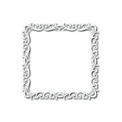 Frame, in the style of an ornament, Vector illustration eps 10, Art.	