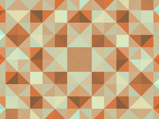 Multicolored background. A mosaic of small triangles. Pixel texture, pattern.
