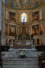 Obraz premium Leaning Tower and Cathedral of Pisa in Italy.