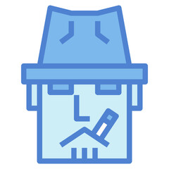 smoking two tone icon style