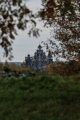 Wooden architectural ensemble on Kizhi island