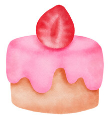 Baking Baker Bakery cute watercolor character