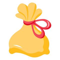 A sack flat editable icon design 
