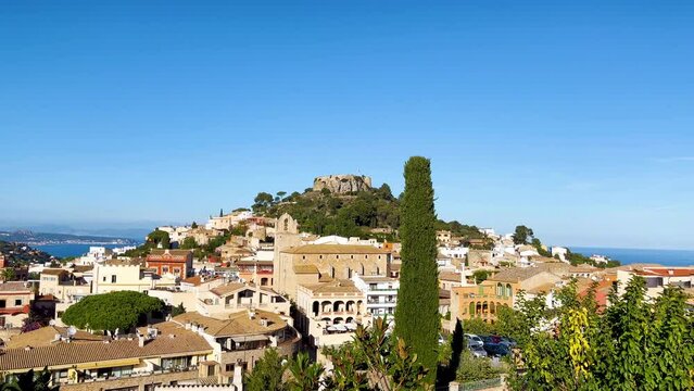 Begur city and castle-Costa brava, catalonia