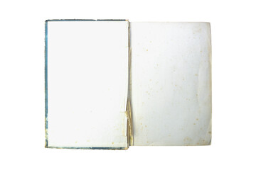 old book on isolated white background